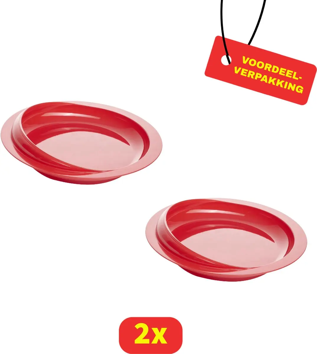 Vitility Schepbord Rood - 2 Stuks