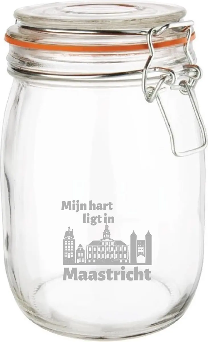 Vogue Gegraveerde Weckpot 1L