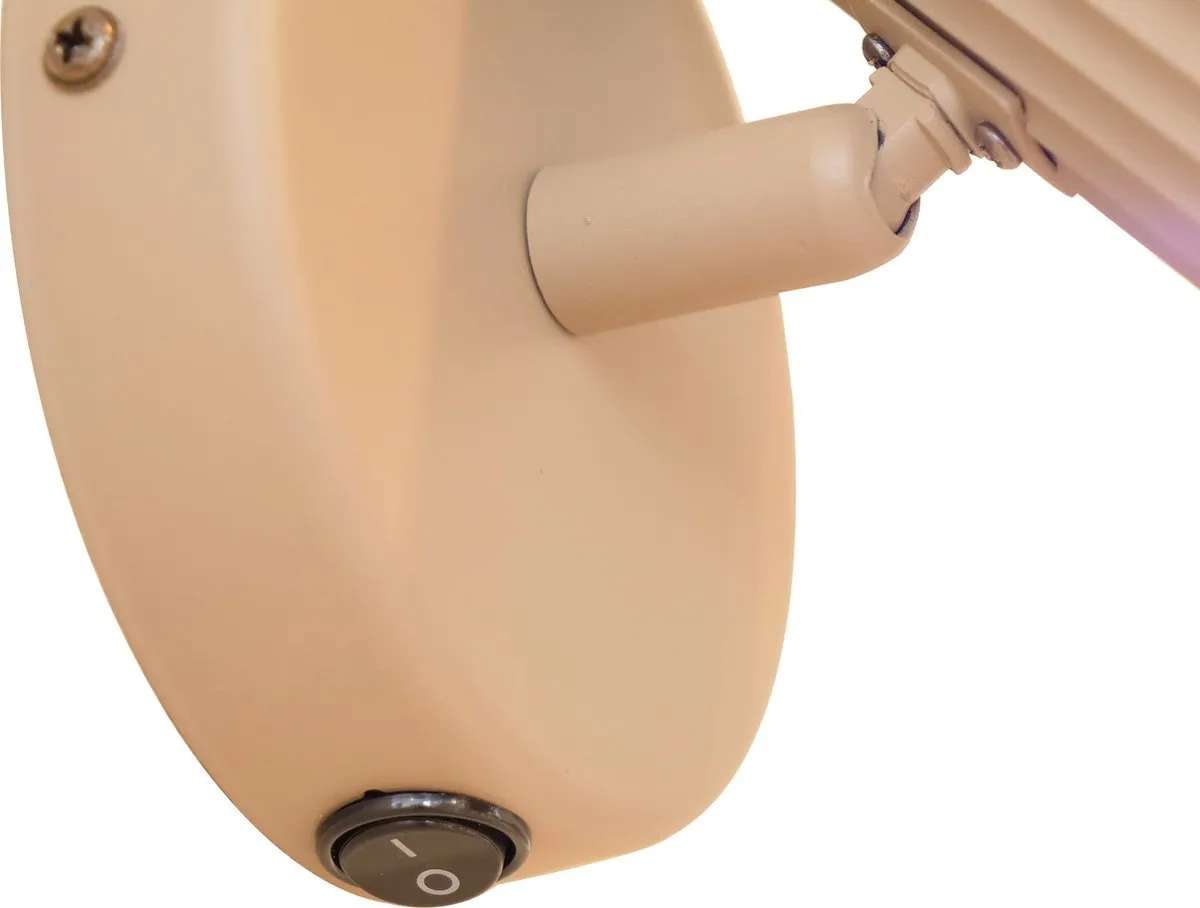 Eglo Caminia Wandlamp GU10 - 15,5 cm - Zandkleur/Beige/Goud
