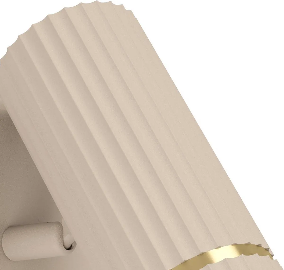 Eglo Caminia Wandlamp GU10 - 15,5 cm - Zandkleur/Beige/Goud