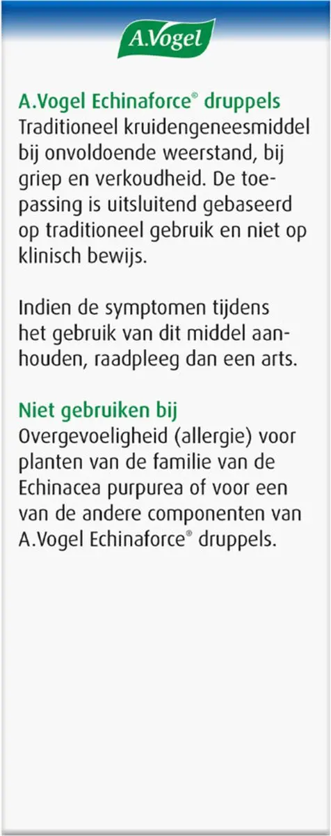 A.Vogel Echinaforce Druppels 50ml