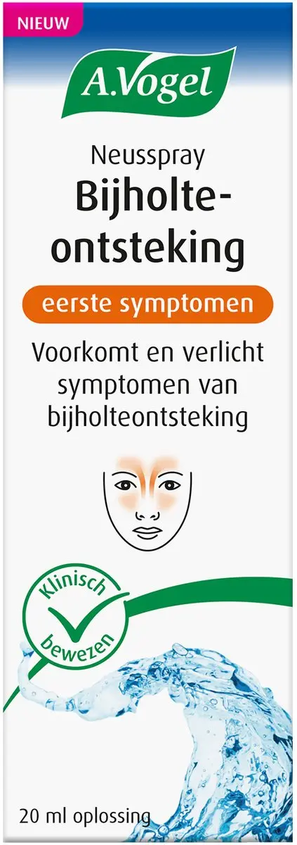 A.Vogel Neusspray Bijholteontsteking 20ml