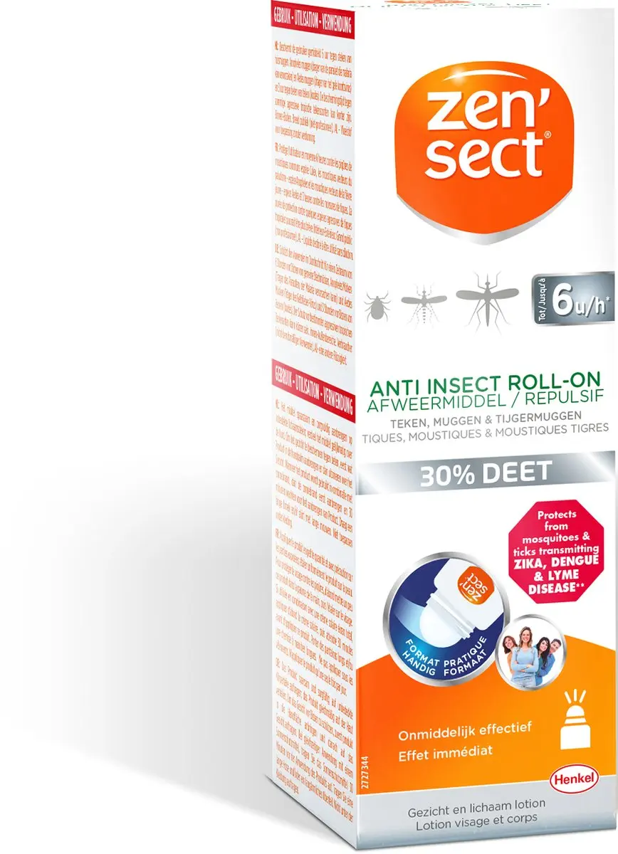 Zensect Anti Insecten Roller 30% Deet 50ml