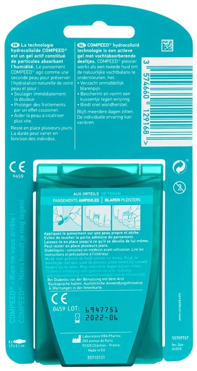Compeed Blarenpleisters Tenen - 8 Stuks