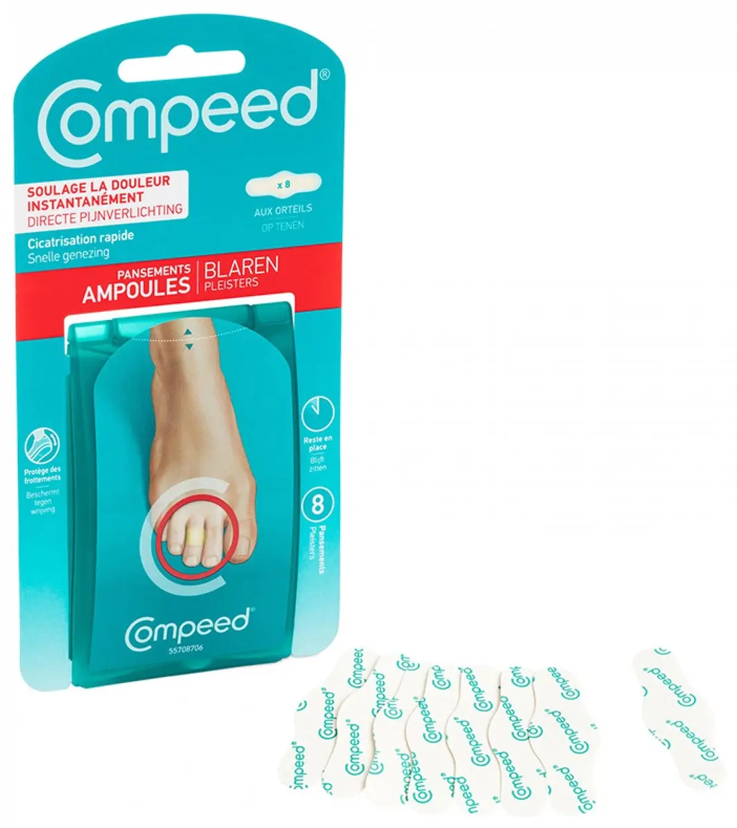 Compeed Blarenpleisters Tenen - 8 Stuks