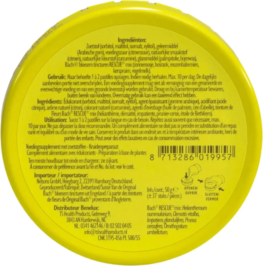 Bach Rescue Pastilles Citroen 50g