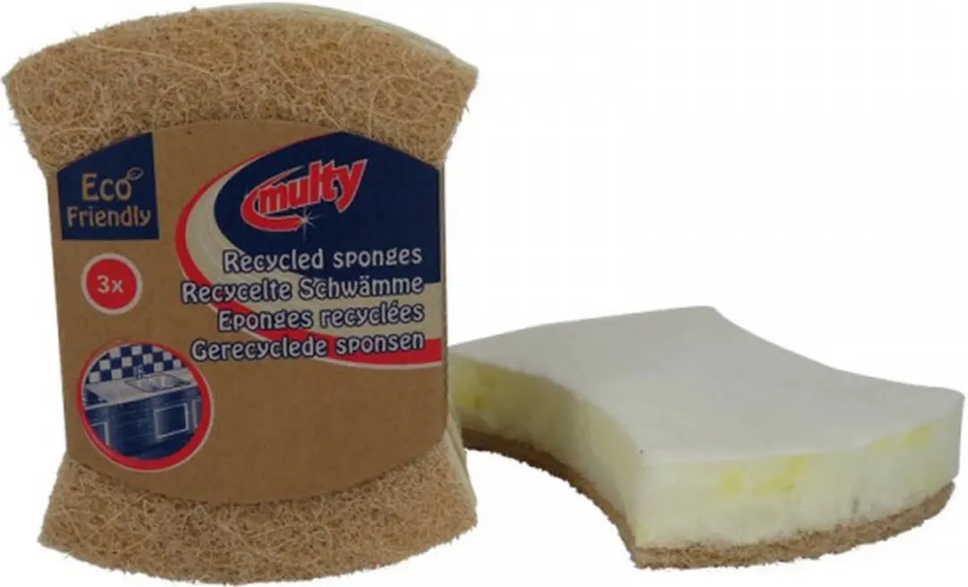 Multy Schuurspons Geel - 3 Stuks