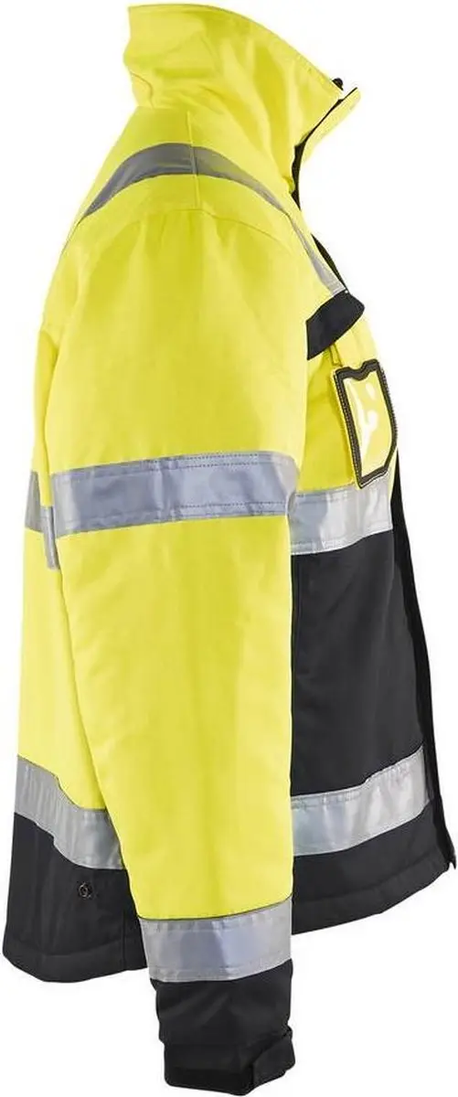 Blåkläder Winterjas High Vis Geel/Zwart - Maat L