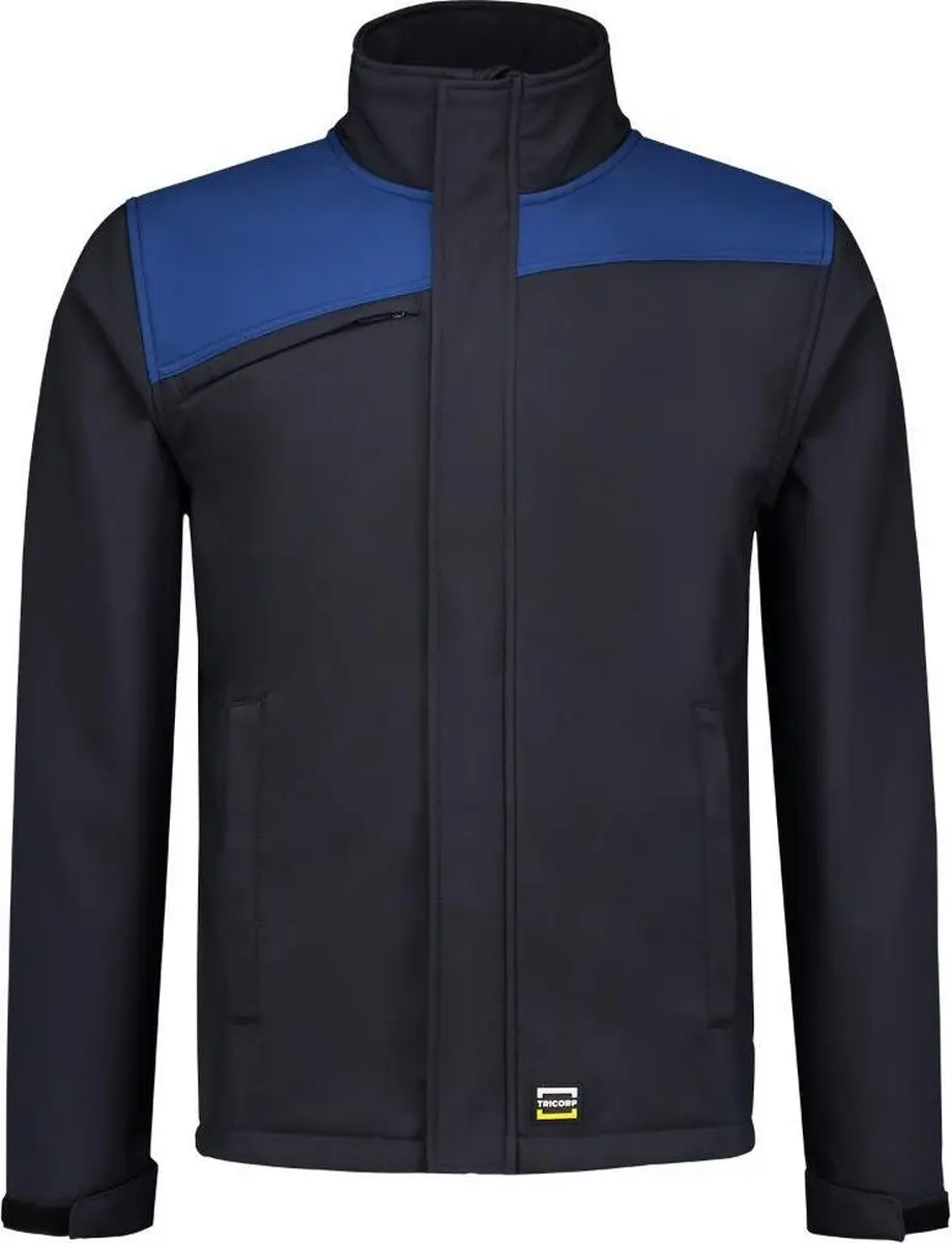 Tricorp Softshell Bicolor Naden 402021 - XS - Navy/Kobaltblauw