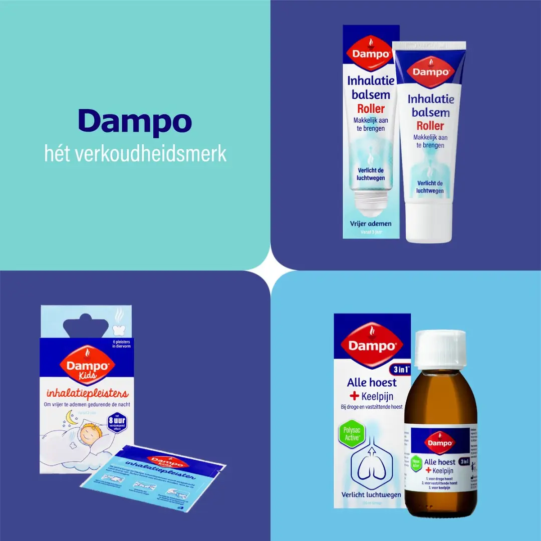 Dampo Verkoudheidsbalsem 30g - 3 Stuks