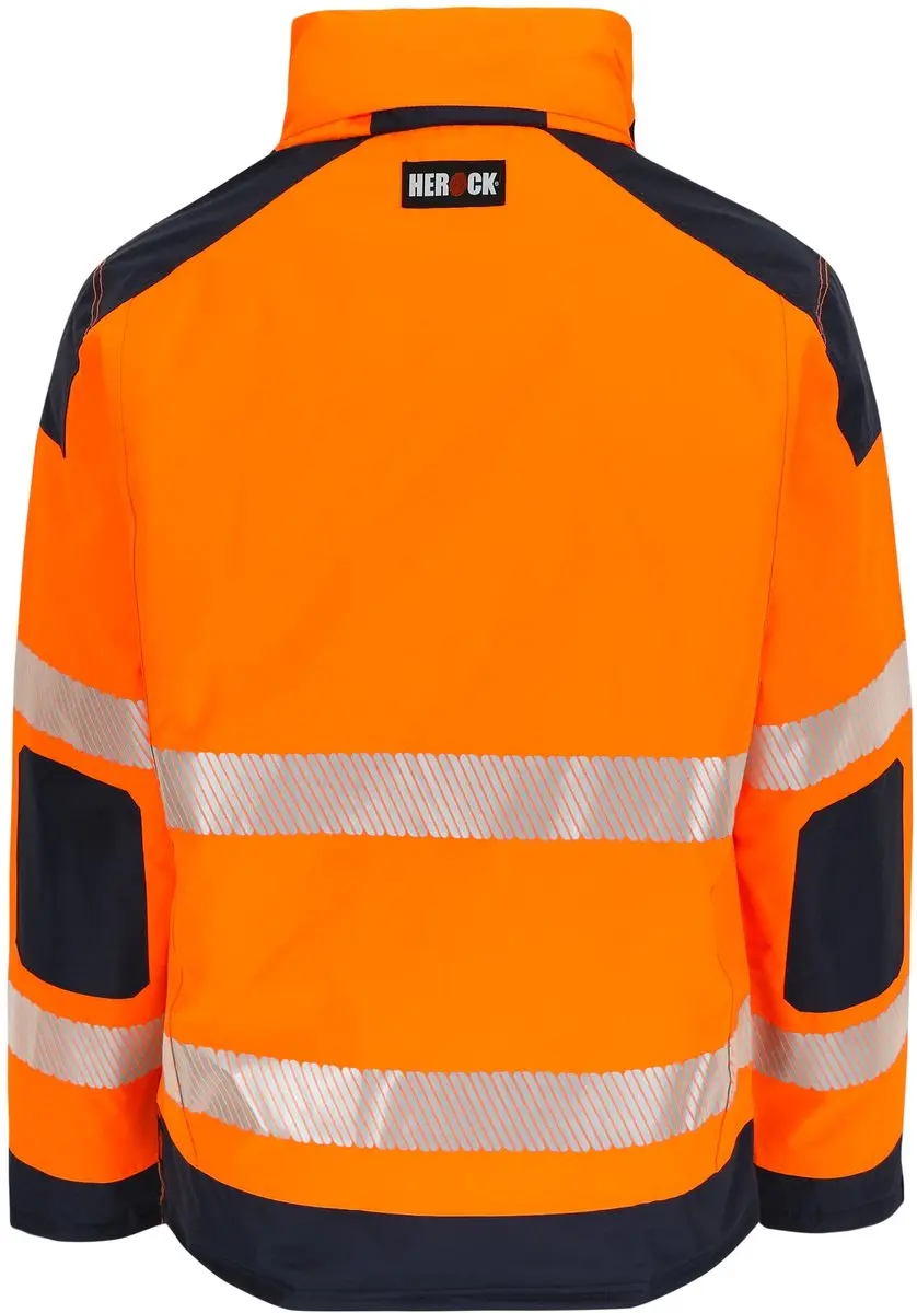 Herock Hodor High Viz Werkjas HV 1901 - L - Fluor geel/Donkerblauw
