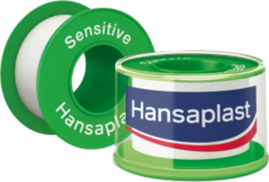 Hansaplast Hechtpleister Sensitive 5m x 2.5cm - Lichtgroen