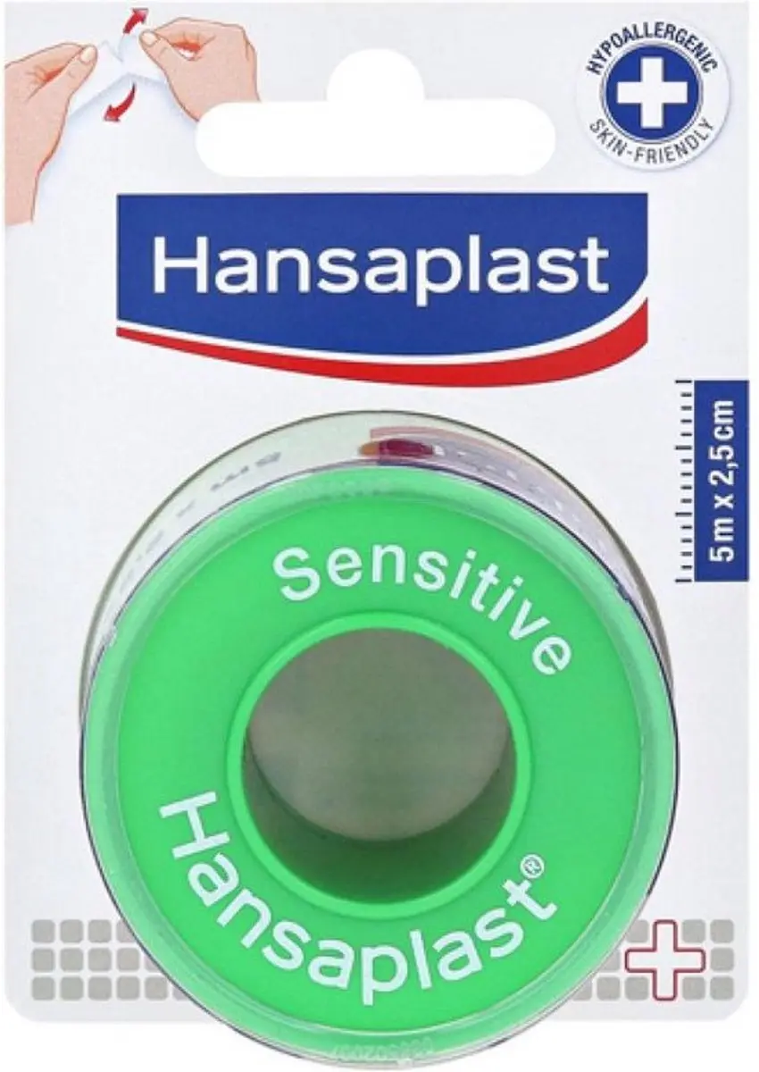 Hansaplast Hechtpleister Sensitive 5m x 2.5cm