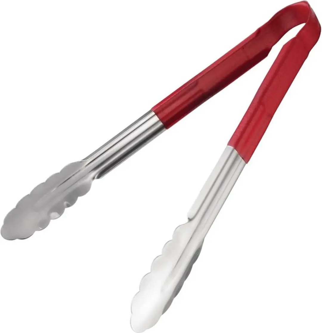 Vogue Hygiplas Serveertang Rood RVS 30cm