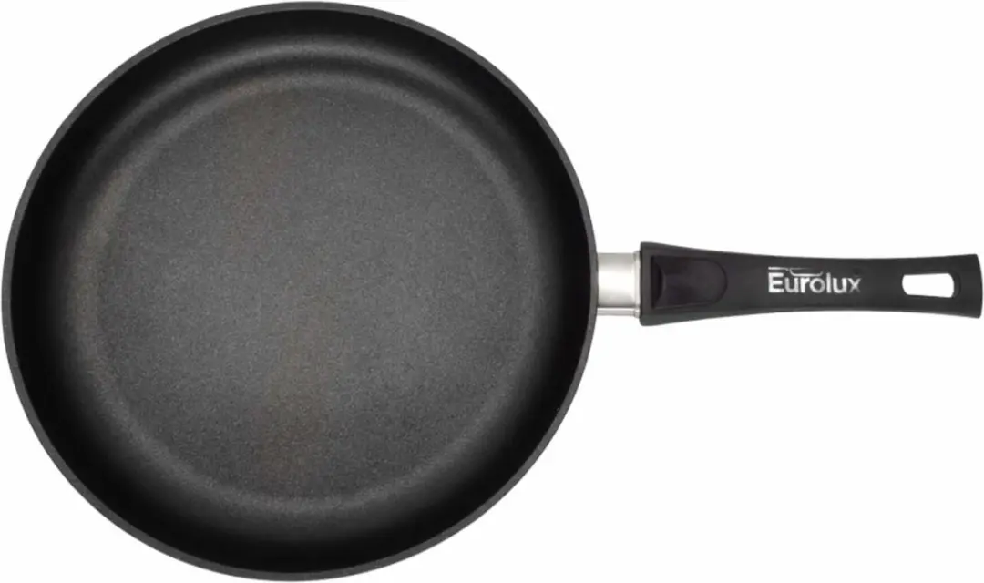 Eurolux Squeezed Koekenpan 24cm - FlexInductie/CombiZone - Zwart