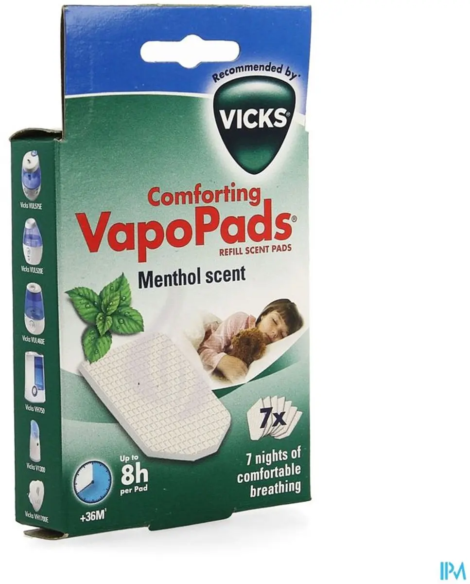 Vicks VapoPads Menthol - 7 Navullingen