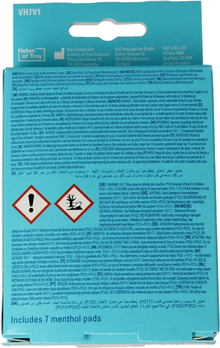 Vicks VapoPads Menthol - 7 Navullingen