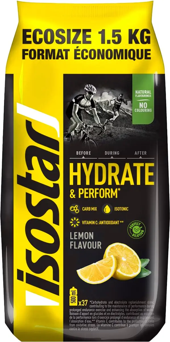 Isostar Hydrate&Perform Energiedrank Citroen