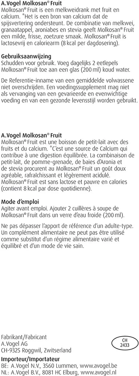 A.Vogel Molkosan Fruitdrank 500ml