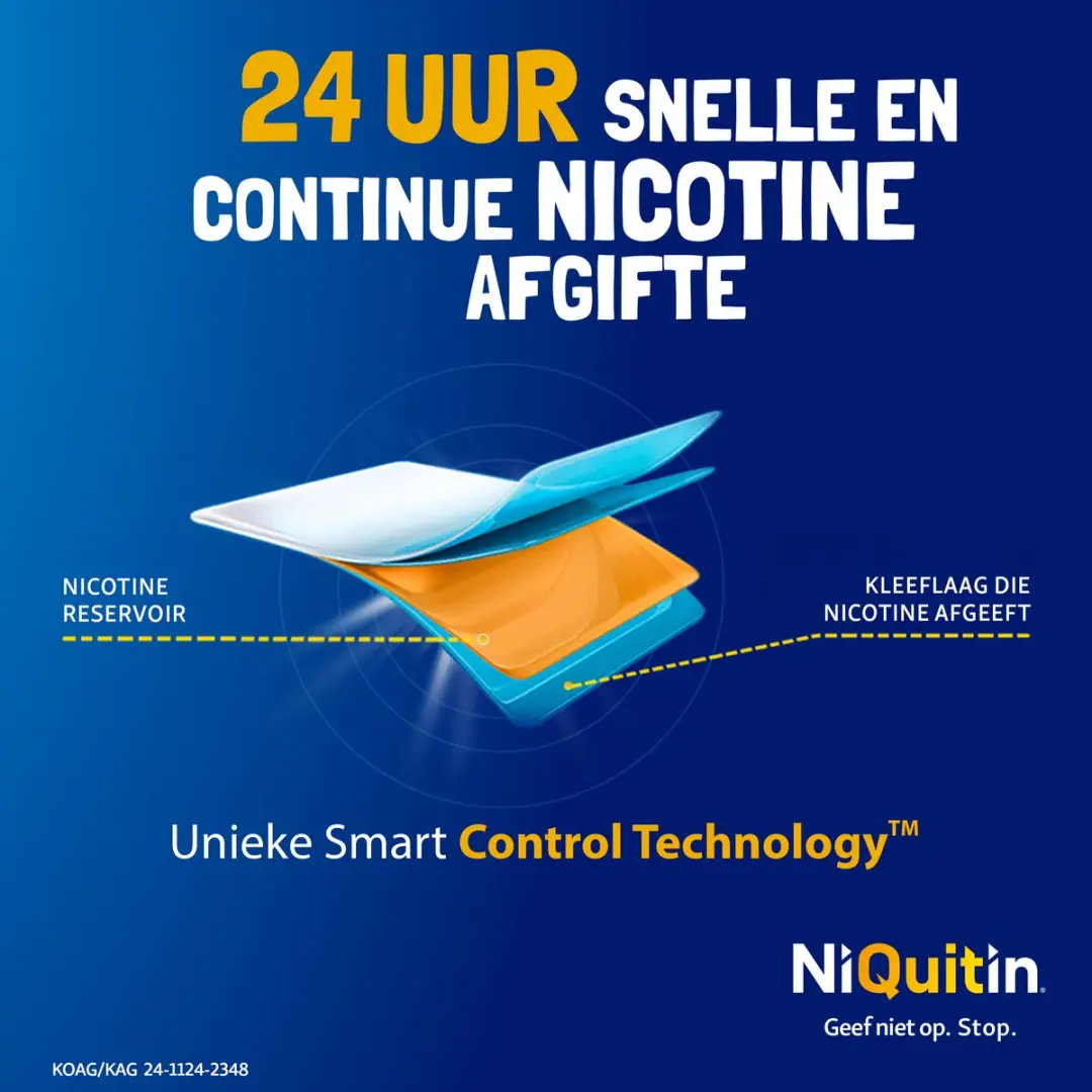 NiQuitin Clear Pleister Stap 3 7mg - 21 Stuks - afbeelding 6 van 6