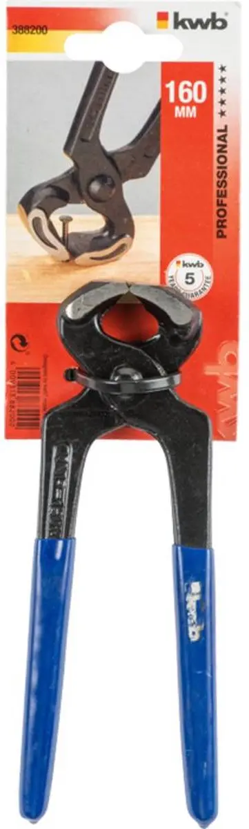 KWB Black-Line Nijptang 160mm - Zwart