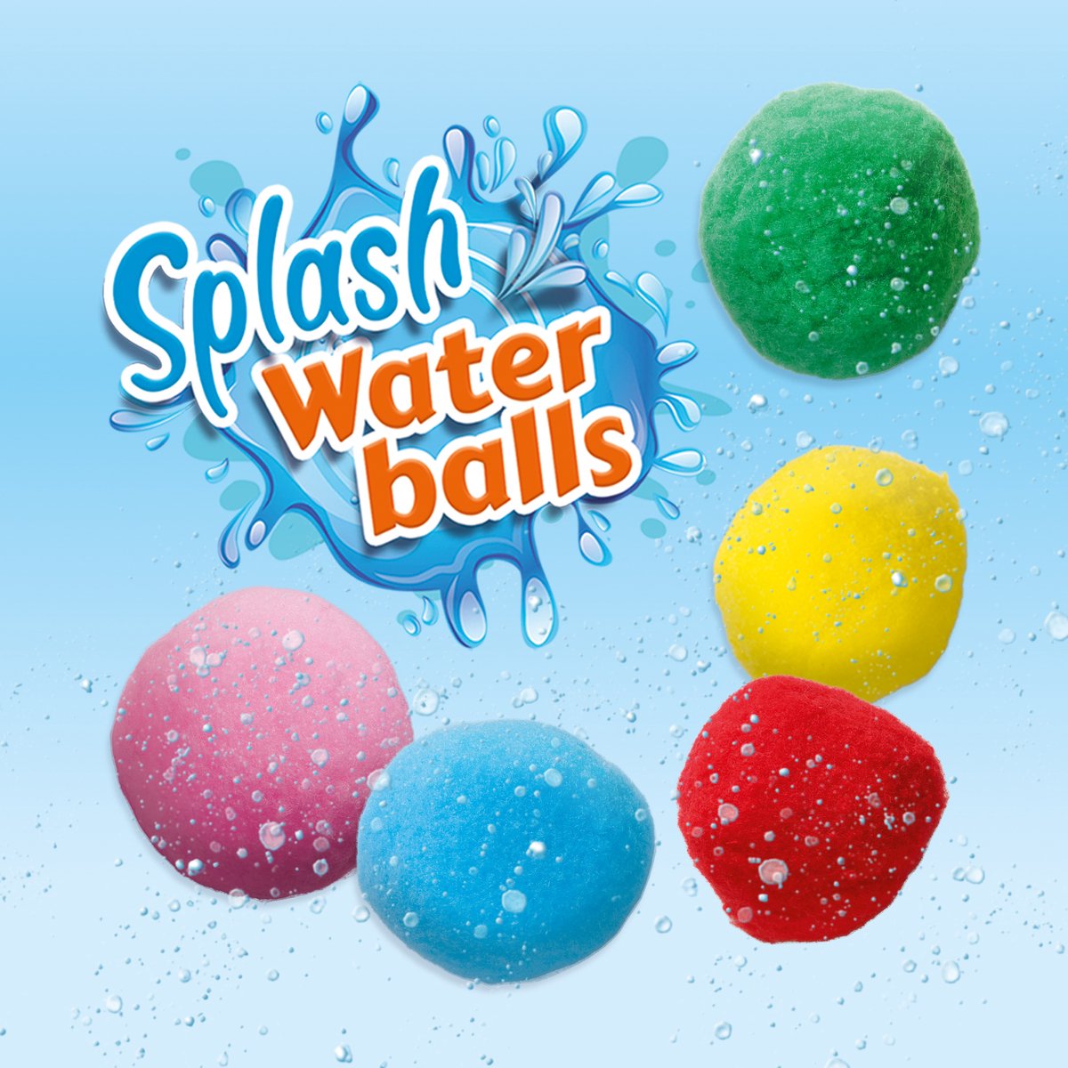 SES Creative 02405 - Veel splash ballen - 70 herbruikbare waterballonnen in emmer - gebruik de emmer om je waterballetjes te vullen