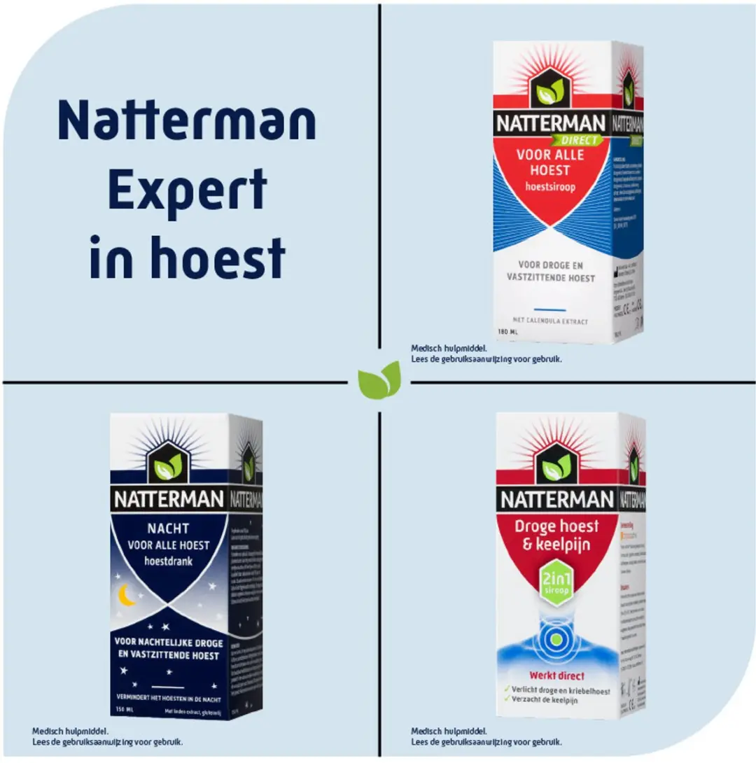 Natterman Broomhexine Extra Sterk Hoestdrank 150ml - 3 Stuks
