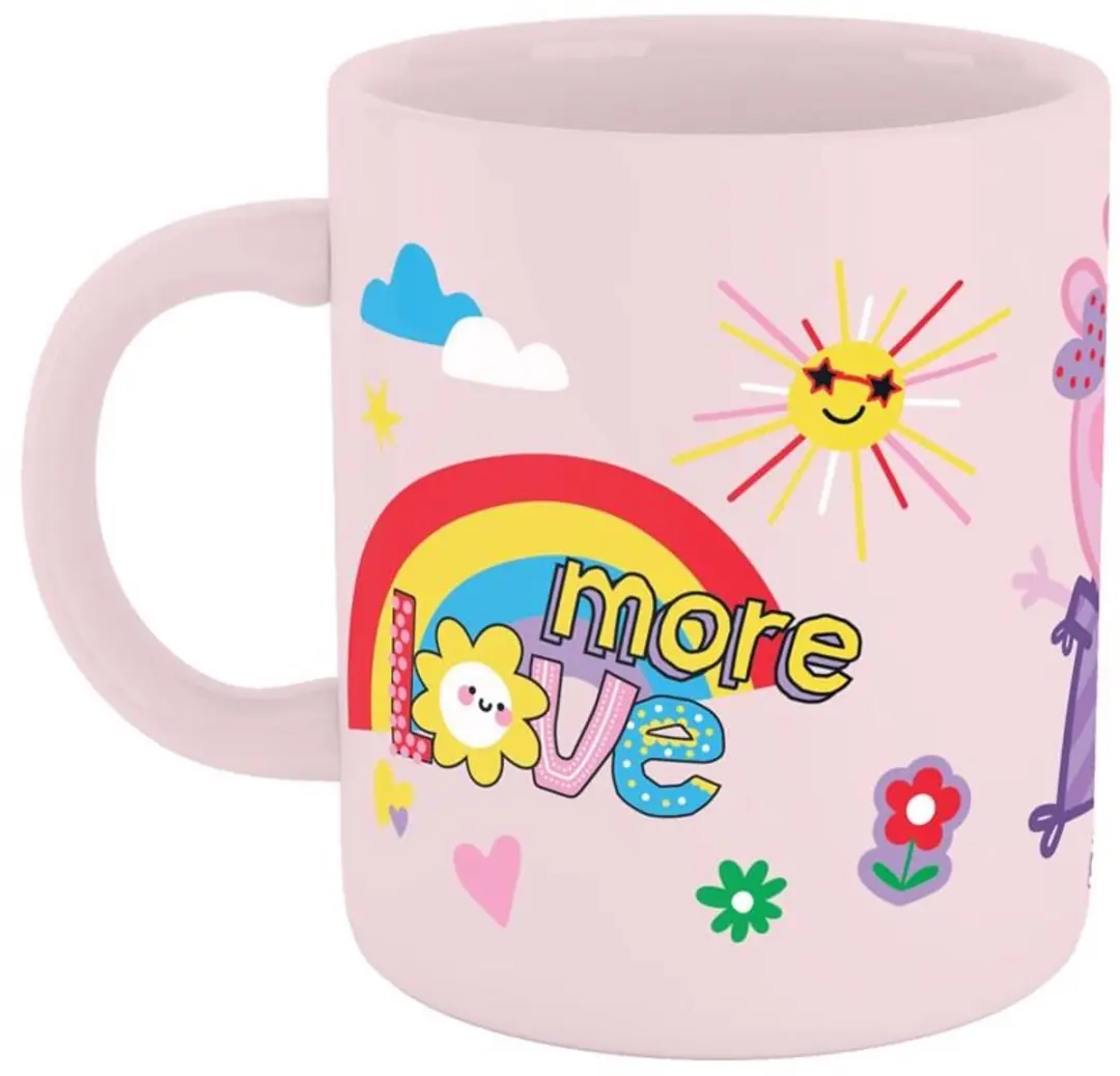 Peppa Pig Keramische Mok 340ml - Roze