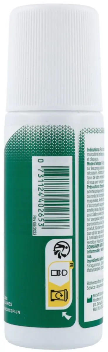 Biofreeze Roll-On 84GR - Groen - afbeelding 6 van 6