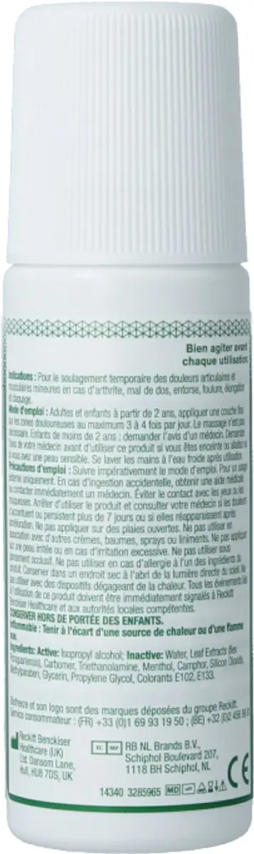 Biofreeze Roll-On 84GR - Groen