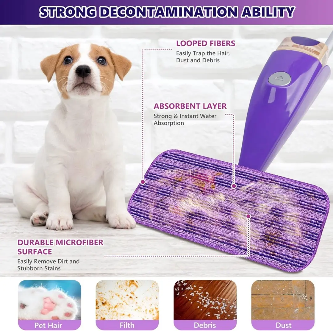 Swiffer Herbruikbare Dweilpads 4 Stuks - Paars