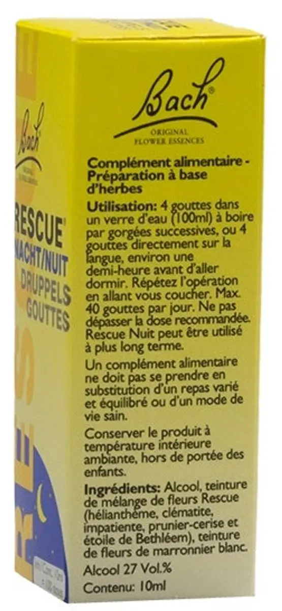 Bach Rescue Druppels Nacht 10ml