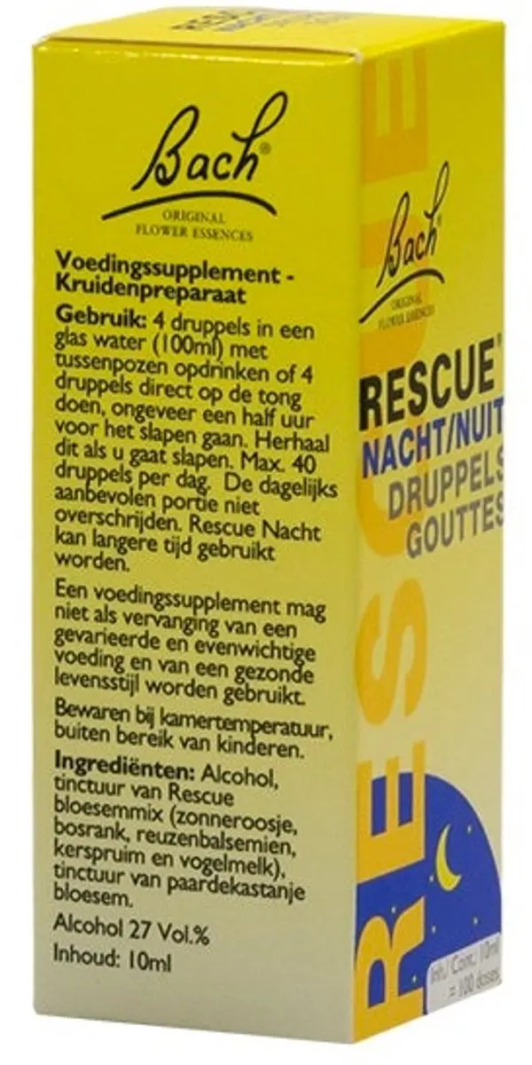 Bach Rescue Druppels Nacht 10ml