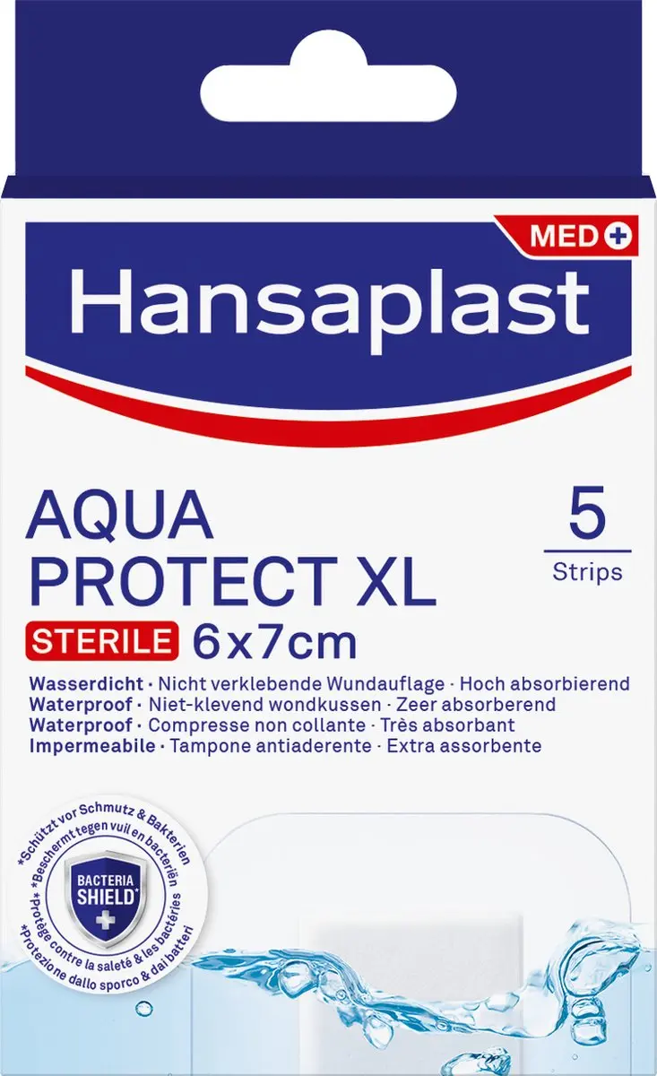 Hansaplast Aqua Protect XL Pleisters 6x7cm