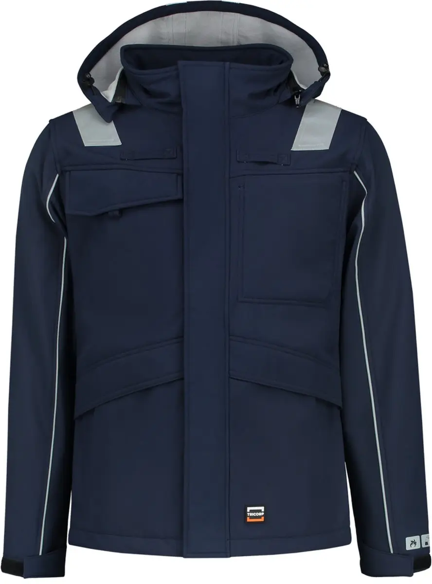 Tricorp Softshell Multinorm 3012 - 5XL - Donkerblauw - afbeelding 6 van 6
