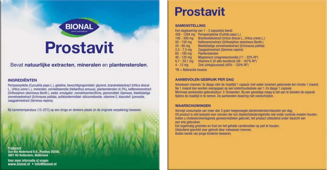 Bional Prostavit Extra 90 Capsules