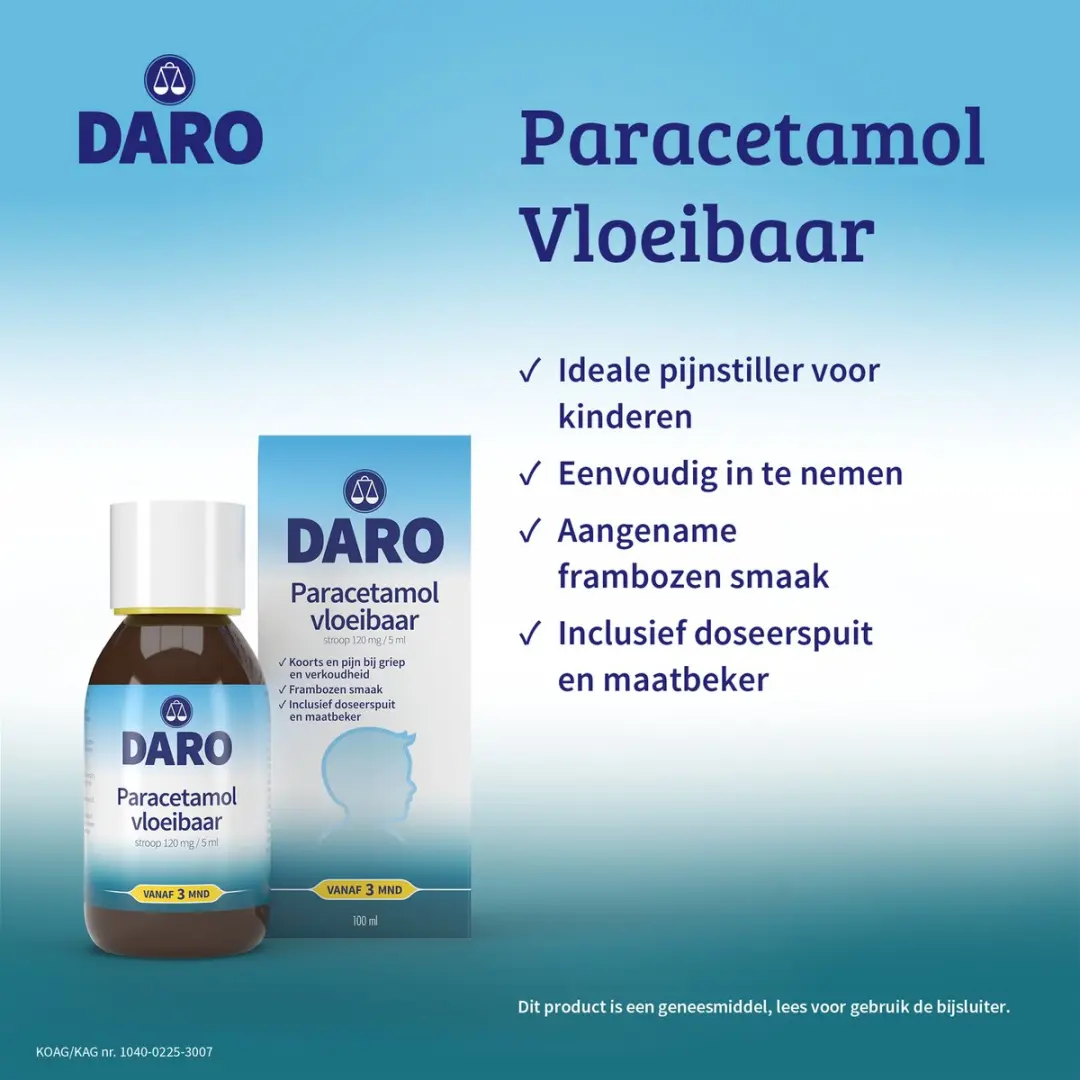 Daro Darokind Vloeibare Paracetamol - 1 Stuk
