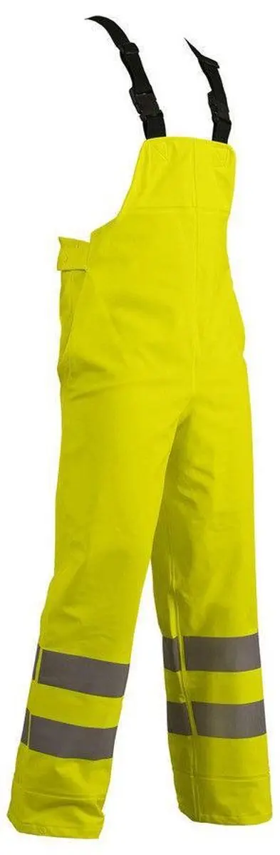 Blåkläder Bretelregenbroek High Vis LEVEL 3 1386-2005 - L - High Vis Geel