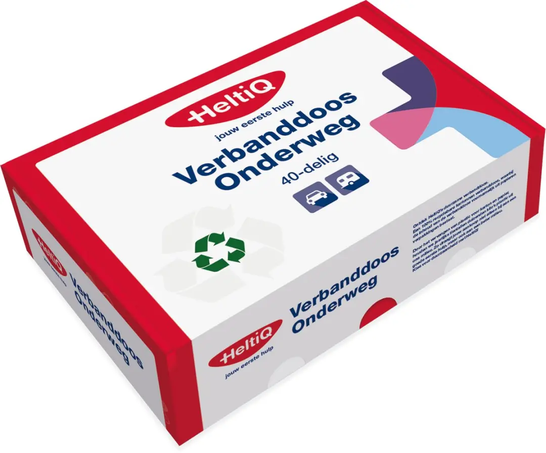 HeltiQ Verbanddoos Onderweg - 40 Stuks