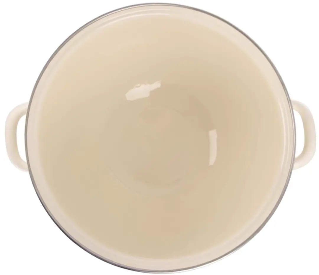 Orion Emaille Mengkom 5L - Ø26cm - Crèmewit