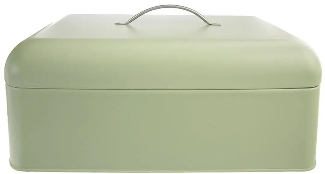 Orion Greenish Metalen Broodtrommel Groen 42,5x23x20cm - afbeelding 6 van 6