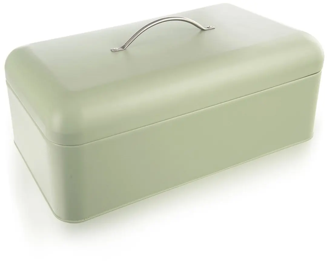 Orion Greenish Metalen Broodtrommel Groen 42,5x23x20cm