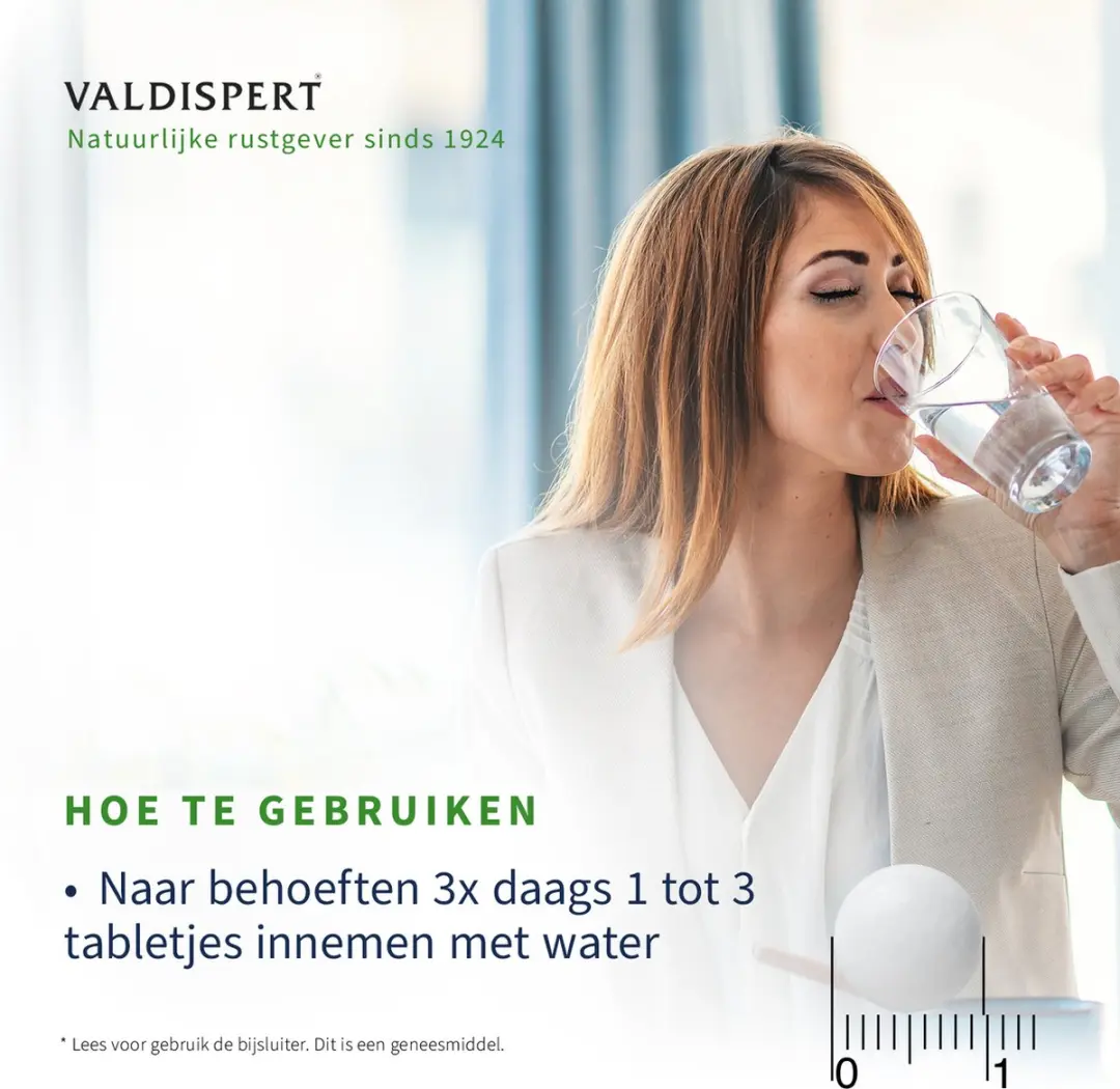 Valdispert 45mg Valeriaan 100 tabletten