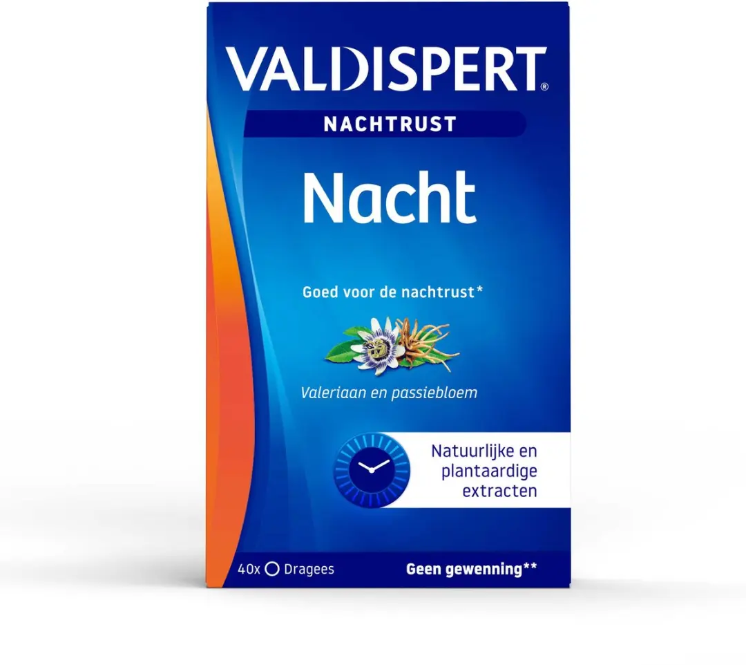 Valdispert Nacht Passiebloem 40 Tabletten