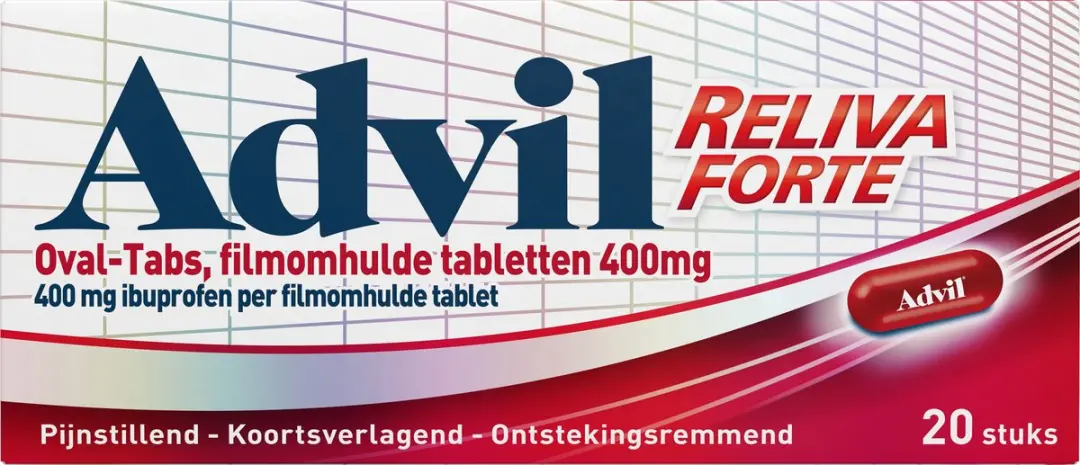 Advil Pijnstil Tabletten 400 mg - 1 Stuks