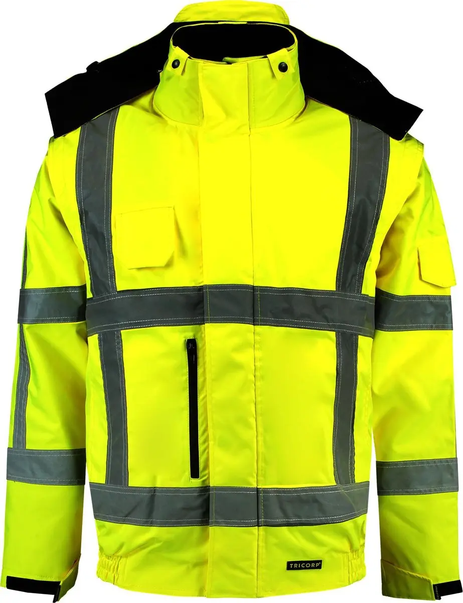 Tricorp Pilotjack Werkjas 403006 - Maat L - Fluor Geel