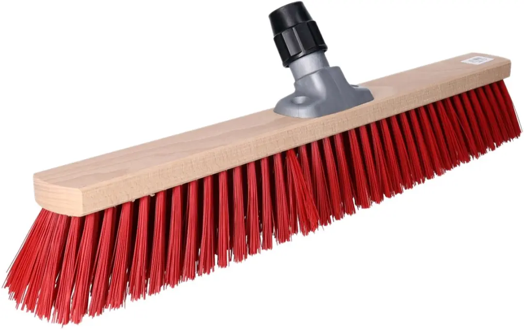 Talen Tools Straatbezem Kunststof 60cm - Rood