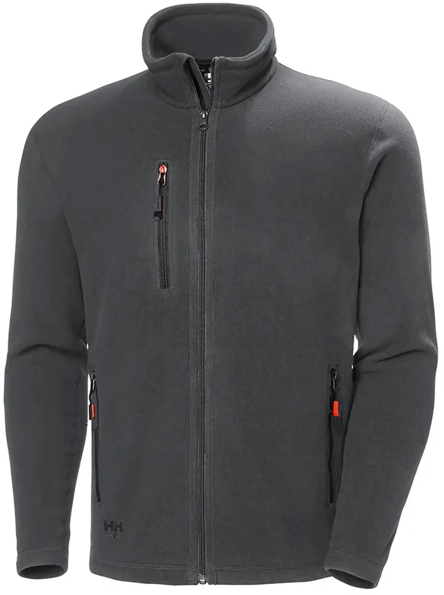Helly Hansen Oxford Fleece Jacket 72026 - Donkergrijs - XL
