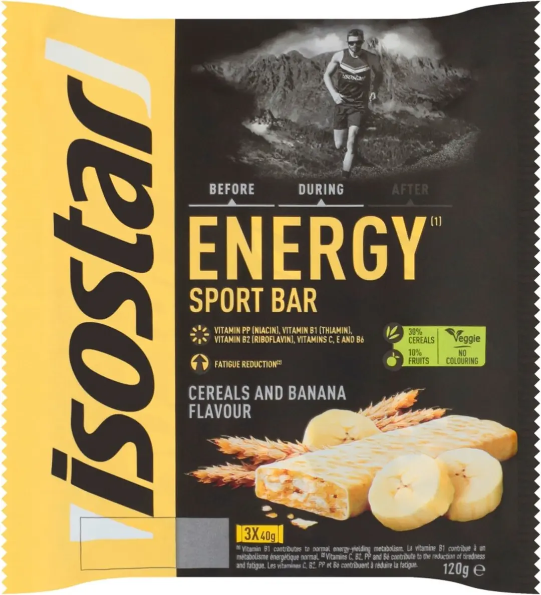 Isostar Energy Ontbijtreep Banaan 20x120g - afbeelding 6 van 6