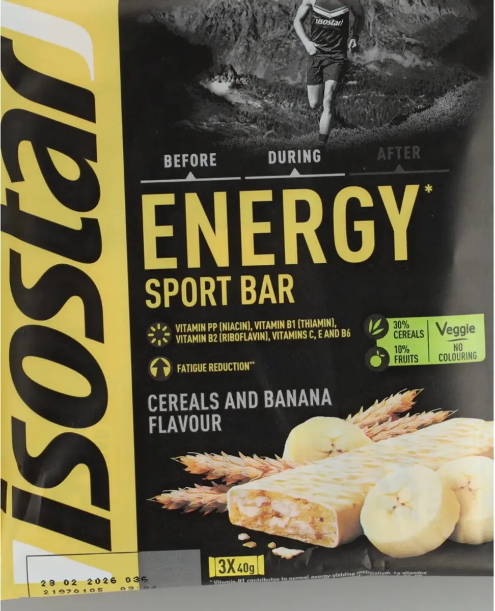 Isostar Energy Ontbijtreep Banaan 20x120g